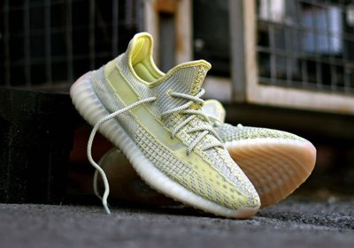 POMELO柚 ADIDAS YEEZY BOOST 350 V2 ANTLIA 歐洲限定 黃色 鞋帶反光 FV3250