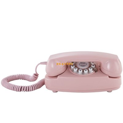 【PLAINNI】 美國  Crosley 粉紅公主風 經典懷舊復古電話機 懷舊電話 美式鄉村 桌上電話 電話