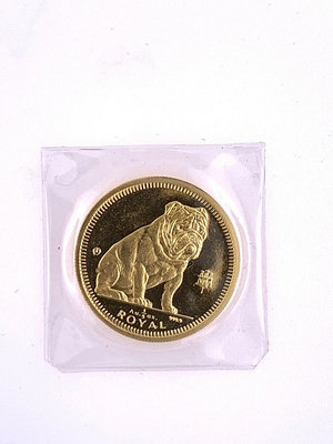 【GoldenCOSI】1996年伊莉莎白Ⅱ  沙皮狗 1/5oz  1.66錢  純金金幣 紀念金幣 毛孩金幣