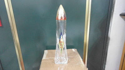 【阿維】早期~中國飛彈造型玻璃空酒瓶....