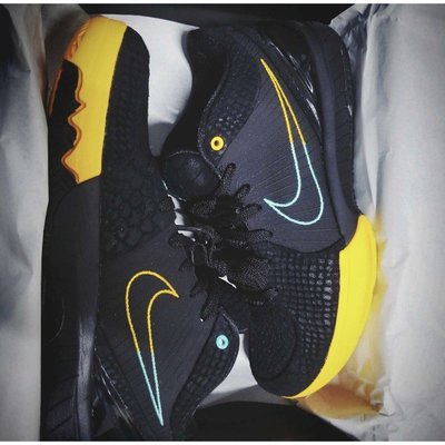 【正品】潮牌 現貨 耐克Nike Zoom Kobe 4 Protro “Black Snake”蛇鱗 科比 AV6339-002慢跑鞋
