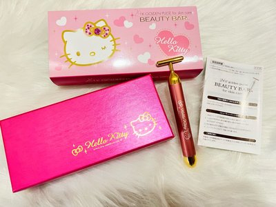 日本購入_ ￼【日本製】24k金電動美容棒（Beauty Bar）【Hello Kitty 特別版】