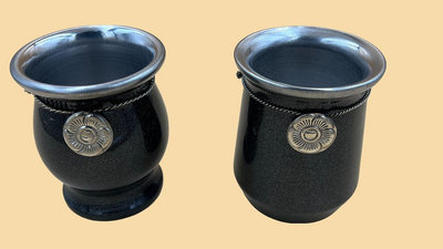 高級不鏽鋼瑪黛茶杯／馬黛茶杯～～百分之百阿根廷原裝進口--CN36