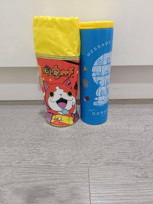 日本 妖怪手錶 吉胖貓 嬰幼兒童 束口袋 寶特瓶 奶瓶 手挽提袋 收納袋 水壺袋 保溫瓶套子 袋子 ~安安購物城~