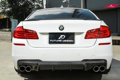 【政銓企業有限公司】BMW F10 P款 P牌 抽真空 雙面卡夢碳纖維 CARBON尾翼520 528 535 M5