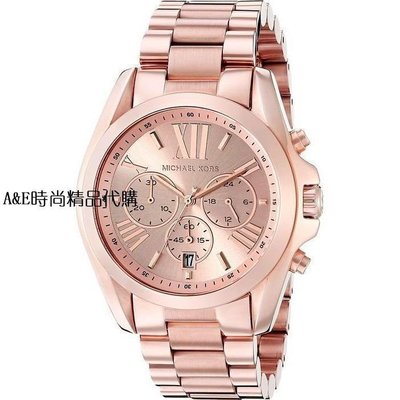Michael Kors腕錶 MK5503 不鏽鋼 玫瑰金三眼 經典手錶 美國代購-阿拉朵朵