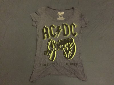 [AC/DC - For Those About To Rock ] 深藍 T-shirt Size:L