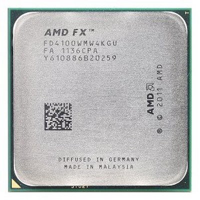 AMD FX-4100 四核心 AM3+ 3.6G 處理器、L3快取-8MB、輕鬆無鎖頻、拆機良品、玩家首選