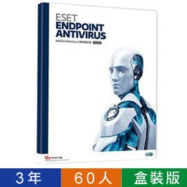 ESET Endpoint Antivirus 5 企業版含中央控管-三年60組用戶授權盒裝版-再加送行動喇叭