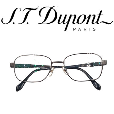 【皮老闆】 二手真品 法國精品  ST Dupont DP-3190 鈦金屬 鏡框 (37)
