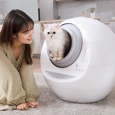 MoME全自動貓砂盆廁所清潔器電動全封閉智能貓咪鏟屎機去臭貓沙盆