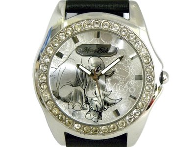 [專業模型] 潮錶 [marc ecko E10564G3] 犀牛 龐克鑽錶[犀牛銀色面]石英/中性/潮錶