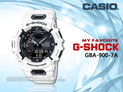 CASIO 時計屋 卡西歐手錶 GBA-900-7A G-SHOCK 智慧藍牙連線 雙顯男錶 矽膠錶帶 GBA-900