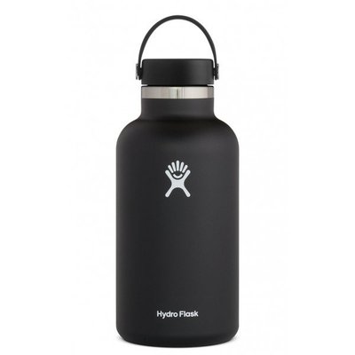 【Hydro Flask】寬口 64oz 1900ml 黑 美國 不鏽鋼保溫保冰瓶 保冷保溫瓶 不含雙酚A