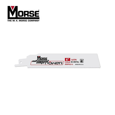 【達利商城】美國 摩斯 MORSE 軍刀鋸片 大面神 RBWP64210 6吋 切割不鏽鋼 10齒 5支裝