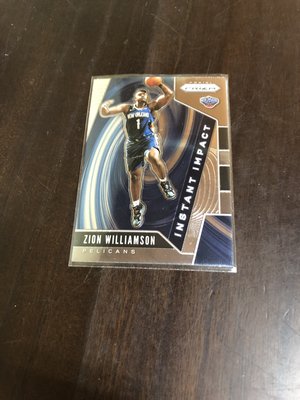 ZION WILLIAMSON  狀元 19-20  PRIZM   新人RC 金屬卡