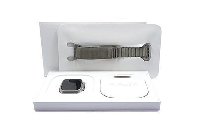 【台中青蘋果】Apple Watch Ultra 2 49mm 鈦金屬錶框 橄欖色高山錶環 LTE #87831