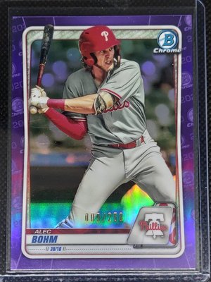 Alec Bohm RC 2021 Topps Chrome Rookie Card 35th Anniversary Refractor  #86BC-14!!