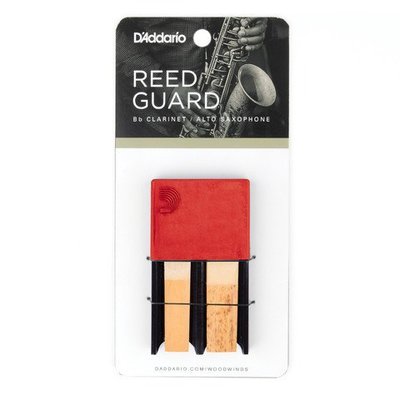 【現代樂器】美國D'Addario Reed Guard 竹片盒 竹片夾 紅色款 適用高音 中音薩克斯風 豎笛