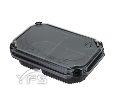 RBR2-01二格餐盒(薄款) (便當盒/塑膠便當盒/排骨/豬排/外帶餐盒/小菜/滷味/燴飯)