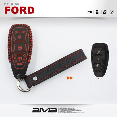 【2M2鑰匙皮套】FORD MK3.5 Kuga Ranger 福特汽車 晶片 鑰匙 智能 智慧型鑰匙 專用 鑰匙包