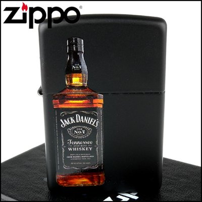 ☆哈洛德小舖☆【ZIPPO】美系~Jack Daniel''s威士忌-酒瓶圖案設計打火機NO.28422