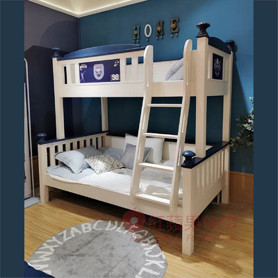 [紅蘋果傢俱]實木家具LOD-258#兒童雙層床 雙層床 子母床 高低床 實木雙層床 兒童床 上下床