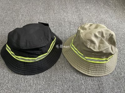 現貨熱銷-STUSSY REFLECTIVE TAPE BUCKET HAT 3M反光條刺繡漁夫帽遮陽帽子