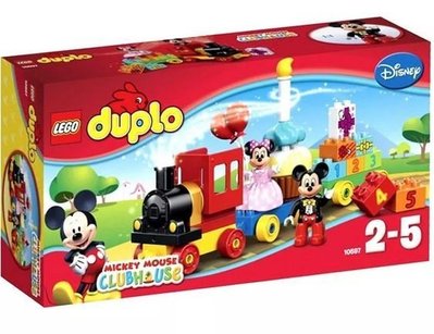 現貨 正版【LEGO】樂高Duplo系列10597 迪士尼米奇和米妮的生日巡遊典禮 益智積木玩具