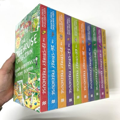英國正版The Treehouse Collection 10-Book Pack (10冊合售) Andy Griffiths 瘋狂樹屋 英文橋樑書