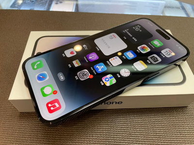 奇機巨蛋【128GB】二手 Apple iPhone 14 PRO MAX 黑色 店內保固三個月
