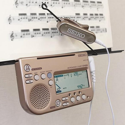 精品SEIKO STH200日本精工調音器電子節拍器 小提琴調音器 管樂校音器