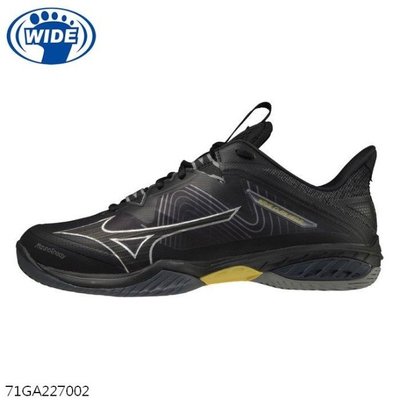 【MIZUNO 美津濃】WAVE CLAW NEO 2 羽球鞋 黑色 71GA227002 尺寸:26、28.5CM