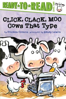 ＊小貝比的家＊CLICK, CLACK, MOO COWS THAT TYPE/平裝書/3~6歲