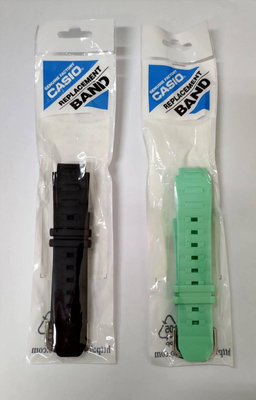 【錶帶耗材】BABY-G 卡西歐 BGA-150 / BGA-151 原廠錶帶 霧面 黑色/湖水綠 全新品 國隆手錶專賣