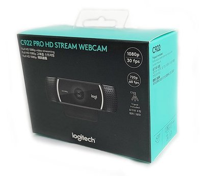 【MR3C】台灣公司貨 含稅 Logitech 羅技 C922 PRO STREAM 網路攝影機