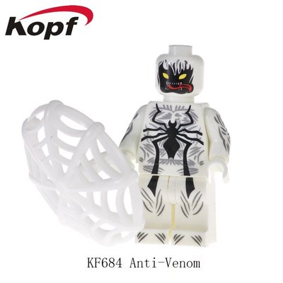 【積木班長】KF684 反猛毒 毒液 猛毒 蜘蛛人 漫威 超級英雄 人偶 袋裝/相容 樂高 LEGO 積木