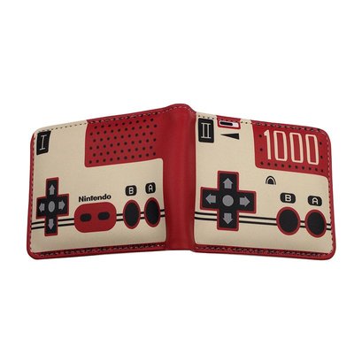 [現貨]皮夾錢包 紅白機 FC遊戲機 標誌Nintendo 任天堂遊戲周邊創意交換生日禮品