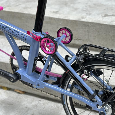 自行車配件扶搖 H&amp;H 適用brompton小布折疊自行車配件改裝鋁合金座桿坐管夾