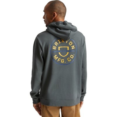 全新 現貨L Brixton crest hoodie 連帽 帽t 美式 復古 騎士 街頭 滑板 衝浪