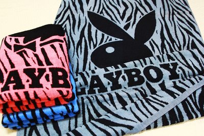 【PLAY BOY】playboy斑馬紋浴巾/1入~小日常DAY-TO-DAY