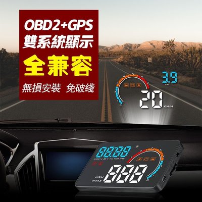SUMEA 新版抬頭顯示器D2500 HUD雙系統 所有車可用 OBD2顯示器 擋風玻璃反射顯示  HRV 納智捷 凌志