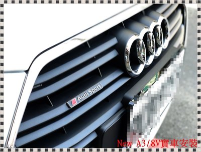╭°⊙瑞比⊙°╮現貨 Audi 德國原廠 R8 Audi Sport 標誌 LOGO 貼標 前標 葉子板標