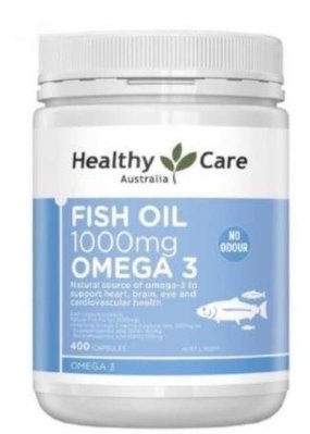 【淇淇生活館】澳洲 Healthy Care Fish Oil 1000mg 深海魚油膠囊 400粒-AA