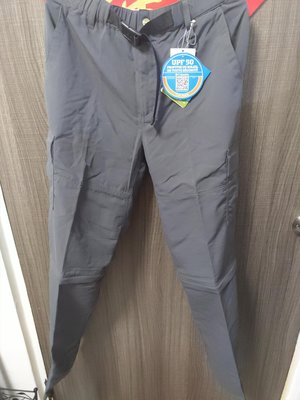 Columbia 哥倫比亞 男 防紫外線 可拆卸 長褲 短褲 omni-shield size L 防潑水 抗UPF50