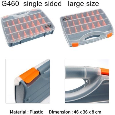 促銷打折 Treny 便攜式塑料工具零件收納盒手提箱電工工具箱盒固定器 G23 柯達潘潘亞特