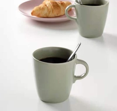 宜家代購 法利克洛 大杯無光澤 37厘升 咖啡杯情侶杯石瓷牛奶茶杯