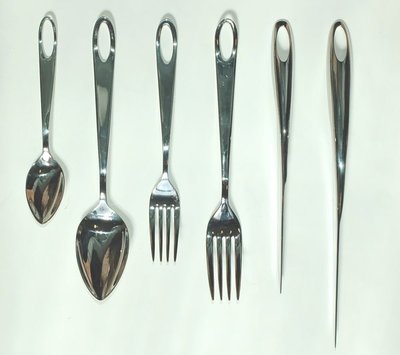 當紅天才大師 Philippe Starck 為ALESSI所設計的絕版"Faitoo"經典系列 餐刀