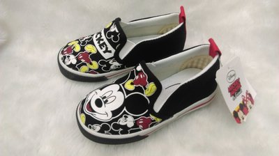 愛鞋子 迪士尼米奇米妮童帆布鞋 室內鞋 方便鞋 台灣製