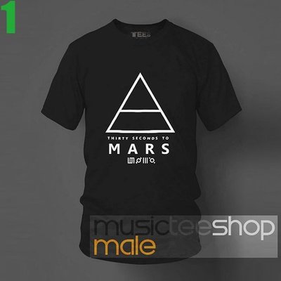 【流行搖滾系列】30 Seconds To Mars【30秒上火星】短袖T恤(共4種款式 男生版.女生版皆有) 專單進貨